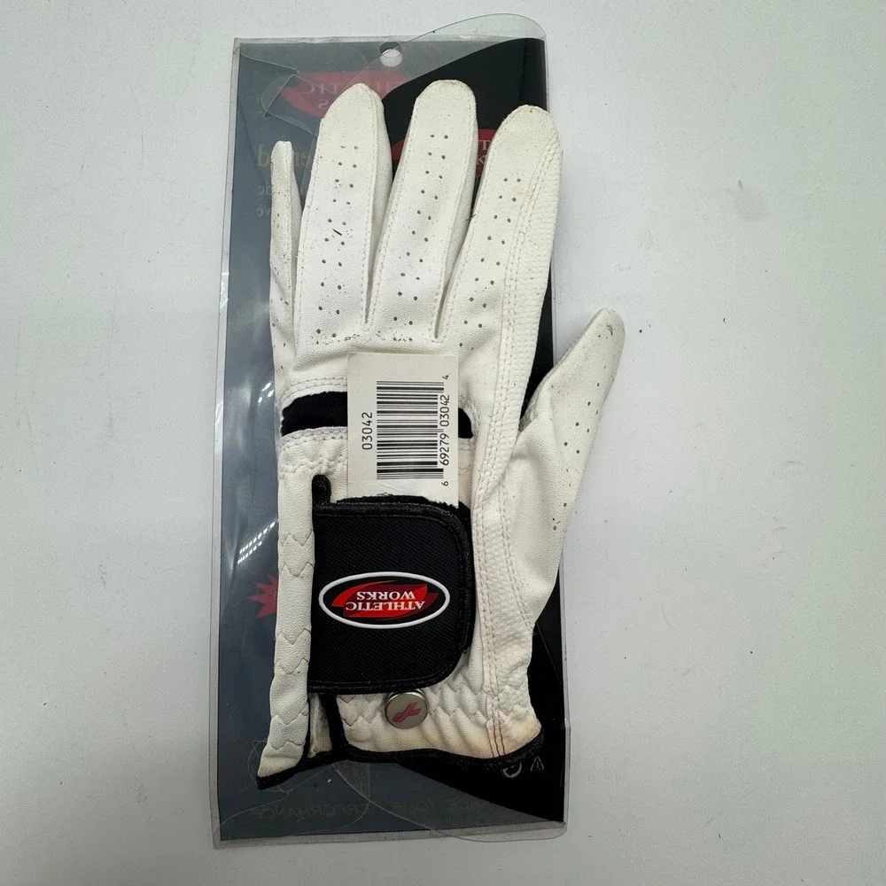 Athletic Works Women's Golf Glove Medium Left Hand Tour Play Preferred White